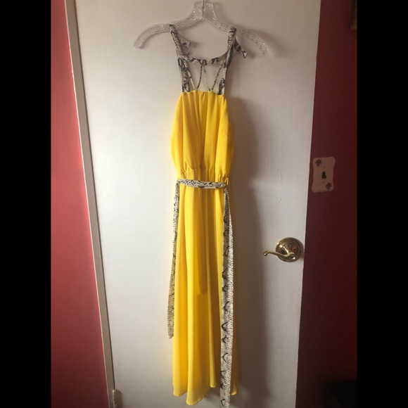 Dresses | Long Yellow Maxi Dress | Poshmark